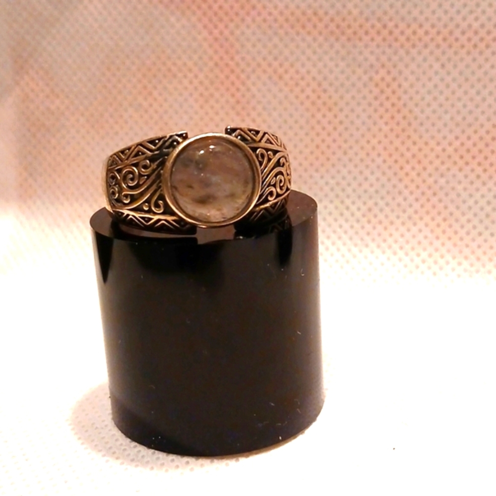 Vintage & Extremely Rare Sterling Silver MOONSTONE Ring,"EPIC"